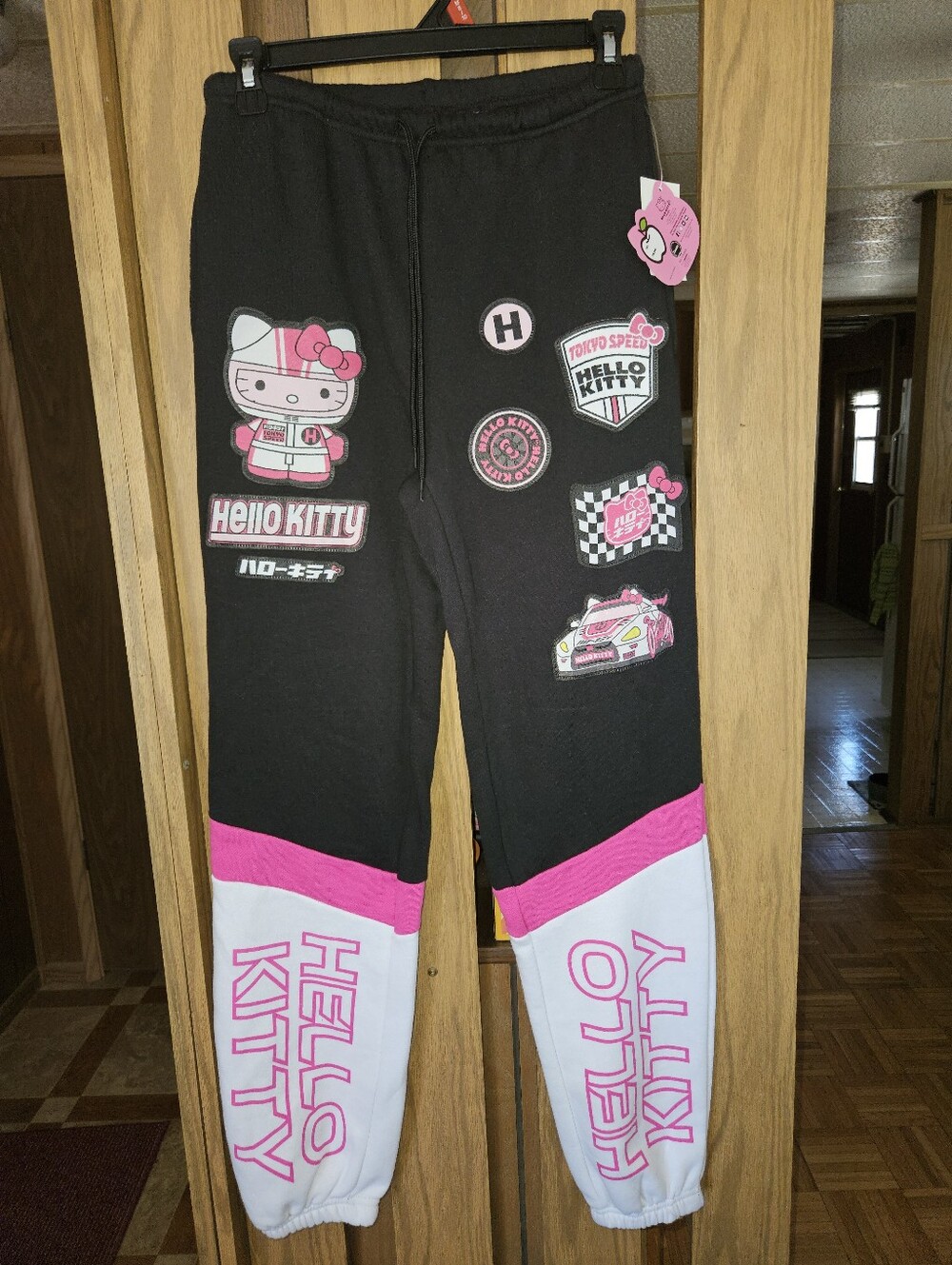 **jschill04 Bundle NWT Hello Kitty Track/Jogger Pants, Drawstring Waist - Picture 3 of 3